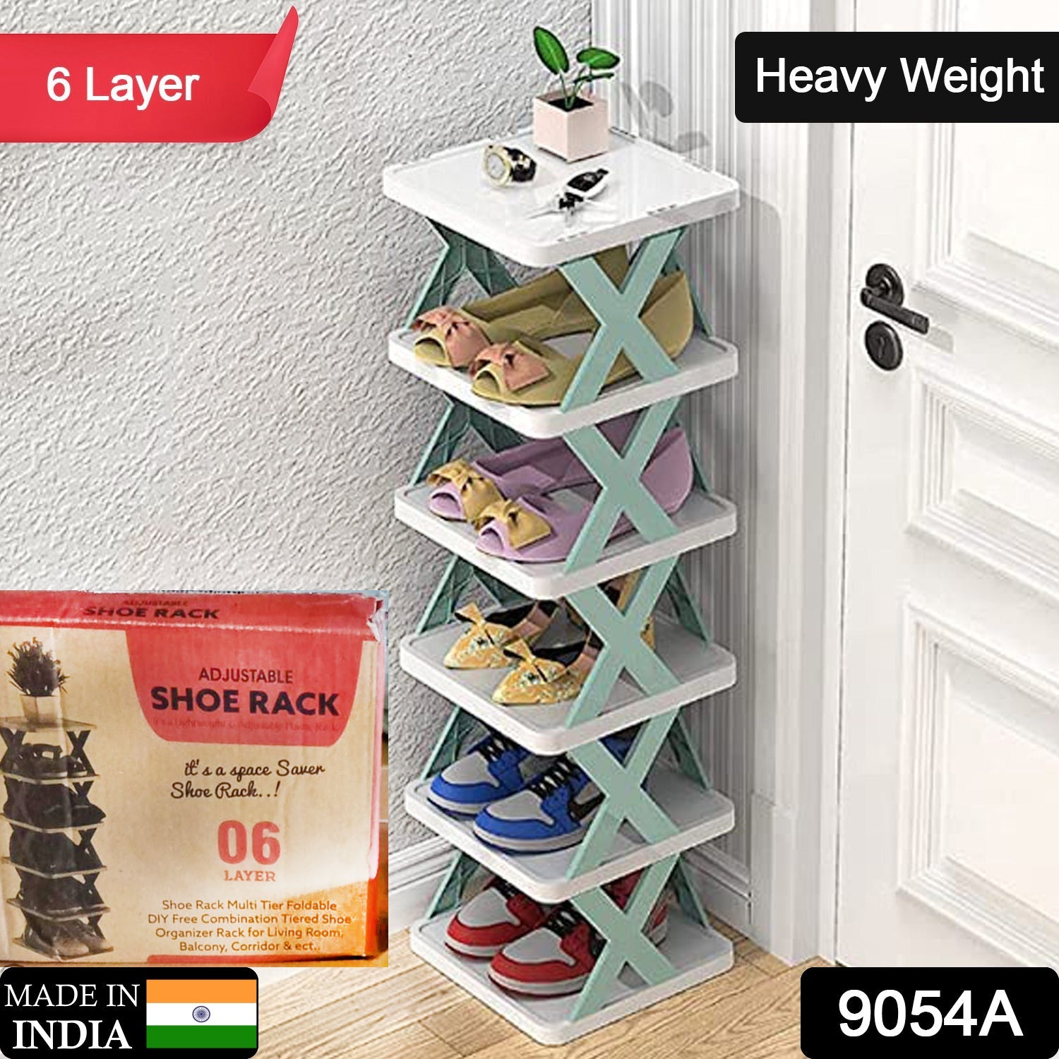 9054A 6 LAYER SHOE RACK DESIGN LIGHTWEIGHT ADJUSTABLE PLASTIC FOLDABLE SHOE CABINET STORAGE PORTABLE FOLDING SPACE SAVING SHOE ORGANIZER HOME AND OFFICE 9054A 6 LAYER SHOE RACK DESIGN LIGHTWEIGHT ADJUSTABLE PLASTIC FOLDABLE SHOE CABINET STORAGE PORTABLE FOLDING SPACE SAVING SHOE ORGANIZER HOME AND OFFICE